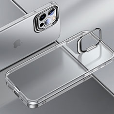 Handyhülle Hülle Ultra Dünn Schutzhülle Hartschalen Tasche Durchsichtig Transparent Matt U08 für Apple iPhone 13 Pro Weiß