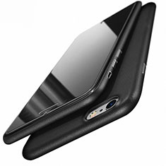 Handyhülle Hülle Ultra Dünn Schutzhülle Matt U03 für Apple iPhone 6 Plus Schwarz