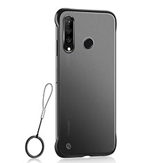 Handyhülle Hülle Ultra Dünn Schutzhülle Tasche Durchsichtig Transparent Matt H05 für Huawei Nova 4e Schwarz