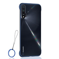 Handyhülle Hülle Ultra Dünn Schutzhülle Tasche Durchsichtig Transparent Matt U01 für Huawei Nova 6 5G Blau