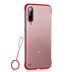 Handyhülle Hülle Ultra Dünn Schutzhülle Tasche Durchsichtig Transparent Matt U01 für Xiaomi Mi 9 Rot