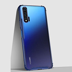 Handyhülle Hülle Ultra Dünn Schutzhülle Tasche Durchsichtig Transparent Matt U02 für Huawei Nova 6 5G Blau