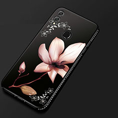 Handyhülle Silikon Hülle Gummi Schutzhülle Blumen für Huawei Honor View 10 Lite Rosa