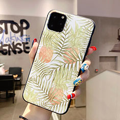 Handyhülle Silikon Hülle Gummi Schutzhülle Blumen H09 für Apple iPhone 11 Pro Max Gold