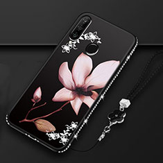 Handyhülle Silikon Hülle Gummi Schutzhülle Blumen K01 für Huawei P30 Lite XL Plusfarbig