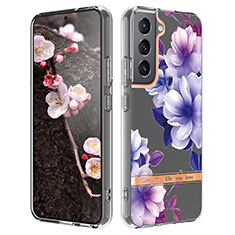 Handyhülle Silikon Hülle Gummi Schutzhülle Flexible Blumen für Samsung Galaxy S21 5G Plusfarbig