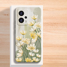 Handyhülle Silikon Hülle Gummi Schutzhülle Flexible Blumen für Xiaomi Poco X4 GT 5G Bunt