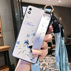 Handyhülle Silikon Hülle Gummi Schutzhülle Flexible Blumen S01 für Xiaomi Redmi 9i Plusfarbig