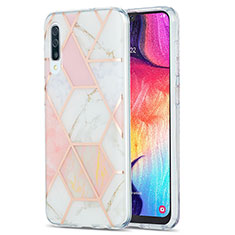 Handyhülle Silikon Hülle Gummi Schutzhülle Flexible Modisch Muster Y01B für Samsung Galaxy A30S Rosa