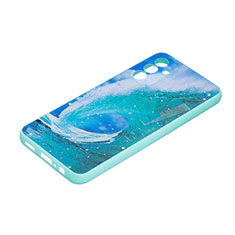 Handyhülle Silikon Hülle Gummi Schutzhülle Flexible Modisch Muster Y01X für Samsung Galaxy A13 5G Grün