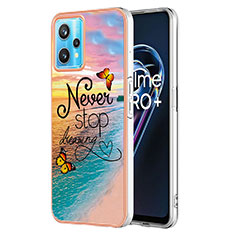 Handyhülle Silikon Hülle Gummi Schutzhülle Flexible Modisch Muster Y03B für Realme 9 Pro+ Plus 5G Plusfarbig