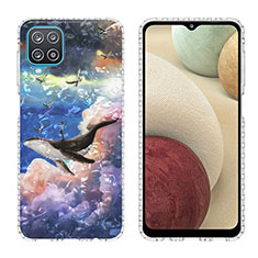 Handyhülle Silikon Hülle Gummi Schutzhülle Flexible Modisch Muster Y04B für Samsung Galaxy A12 5G Plusfarbig
