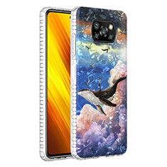 Handyhülle Silikon Hülle Gummi Schutzhülle Flexible Modisch Muster Y04B für Xiaomi Poco X3 Pro Plusfarbig