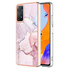 Handyhülle Silikon Hülle Gummi Schutzhülle Flexible Modisch Muster Y05B für Xiaomi Redmi Note 11 Pro 4G Rosa