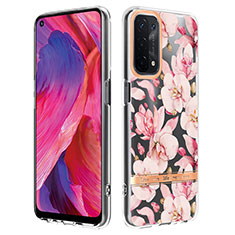 Handyhülle Silikon Hülle Gummi Schutzhülle Flexible Modisch Muster Y06B für OnePlus Nord N200 5G Rosa