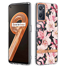 Handyhülle Silikon Hülle Gummi Schutzhülle Flexible Modisch Muster Y06B für Oppo A96 4G Rosa