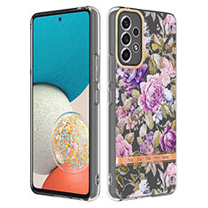 Handyhülle Silikon Hülle Gummi Schutzhülle Flexible Modisch Muster Y06B für Samsung Galaxy A53 5G Helles Lila