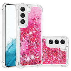 Handyhülle Silikon Hülle Gummi Schutzhülle Flexible Modisch Muster Y06B für Samsung Galaxy S22 Plus 5G Pink