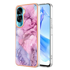 Handyhülle Silikon Hülle Gummi Schutzhülle Flexible Modisch Muster YB1 für Huawei Honor 90 Lite 5G Rosa