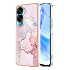 Handyhülle Silikon Hülle Gummi Schutzhülle Flexible Modisch Muster YB5 für Huawei Honor 90 Lite 5G Rosa