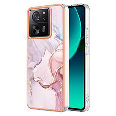 Handyhülle Silikon Hülle Gummi Schutzhülle Flexible Modisch Muster YB5 für Xiaomi Redmi K60 Ultra 5G Rosa