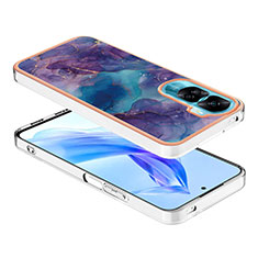 Handyhülle Silikon Hülle Gummi Schutzhülle Flexible Modisch Muster YB7 für Huawei Honor 90 Lite 5G Violett