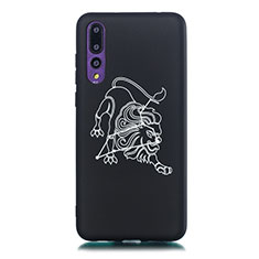 Handyhülle Silikon Hülle Gummi Schutzhülle Konstellation S02 für Huawei P20 Pro Schwarz