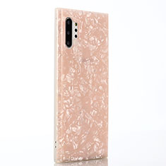 Handyhülle Silikon Hülle Gummi Schutzhülle Modisch Muster P01 für Samsung Galaxy Note 10 Plus 5G Rosa