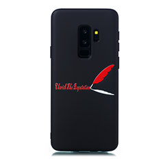 Handyhülle Silikon Hülle Gummi Schutzhülle Modisch Muster S01 für Samsung Galaxy S9 Plus Rot