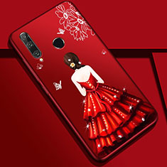 Handyhülle Silikon Hülle Gummi Schutzhülle Motiv Kleid Mädchen Z01 für Huawei Honor 20E Bunt