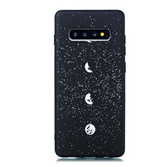 Handyhülle Silikon Hülle Gummi Schutzhülle Sternenhimmel für Samsung Galaxy S10 Plus Plusfarbig
