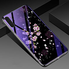 Handyhülle Silikon Hülle Rahmen Schutzhülle Spiegel Blumen K01 für Samsung Galaxy Note 10 Plus 5G Plusfarbig