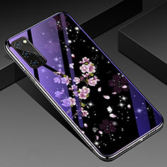 Handyhülle Silikon Hülle Rahmen Schutzhülle Spiegel Modisch Muster für Huawei Honor View 30 Pro 5G Bunt