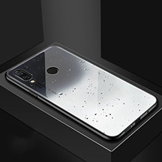 Handyhülle Silikon Hülle Rahmen Schutzhülle Spiegel Modisch Muster für Huawei Nova 3i Grau