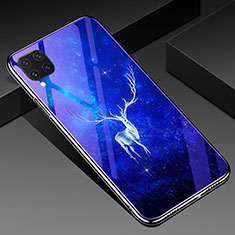 Handyhülle Silikon Hülle Rahmen Schutzhülle Spiegel Modisch Muster für Huawei Nova 6 SE Blau