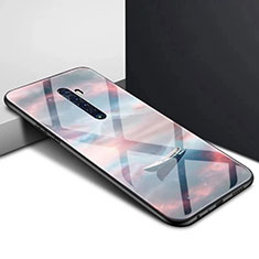 Handyhülle Silikon Hülle Rahmen Schutzhülle Spiegel Modisch Muster für Oppo Reno2 Plusfarbig