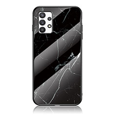 Handyhülle Silikon Hülle Rahmen Schutzhülle Spiegel Modisch Muster für Samsung Galaxy A53 5G Schwarz