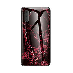 Handyhülle Silikon Hülle Rahmen Schutzhülle Spiegel Modisch Muster für Samsung Galaxy Note 10 Rot