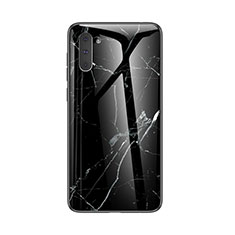 Handyhülle Silikon Hülle Rahmen Schutzhülle Spiegel Modisch Muster für Samsung Galaxy Note 10 Schwarz