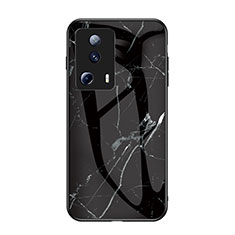 Handyhülle Silikon Hülle Rahmen Schutzhülle Spiegel Modisch Muster für Xiaomi Mi 13 Lite 5G Schwarz