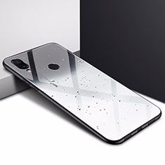 Handyhülle Silikon Hülle Rahmen Schutzhülle Spiegel Modisch Muster für Xiaomi Redmi Note 7 Schwarz