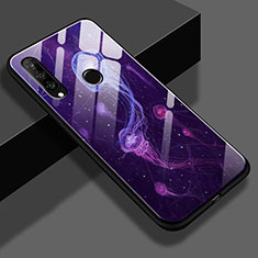 Handyhülle Silikon Hülle Rahmen Schutzhülle Spiegel Modisch Muster K01 für Huawei Nova 4e Violett