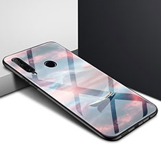 Handyhülle Silikon Hülle Rahmen Schutzhülle Spiegel Modisch Muster K01 für Huawei P Smart+ Plus (2019) Braun