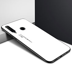 Handyhülle Silikon Hülle Rahmen Schutzhülle Spiegel Modisch Muster K01 für Huawei P Smart+ Plus (2019) Weiß