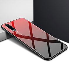 Handyhülle Silikon Hülle Rahmen Schutzhülle Spiegel Modisch Muster K04 für Huawei P30 Rot