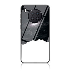 Handyhülle Silikon Hülle Rahmen Schutzhülle Spiegel Modisch Muster LS1 für Huawei Nova 8i Schwarz