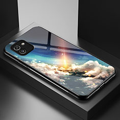 Handyhülle Silikon Hülle Rahmen Schutzhülle Spiegel Modisch Muster LS1 für Samsung Galaxy A03 Plusfarbig