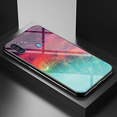 Handyhülle Silikon Hülle Rahmen Schutzhülle Spiegel Modisch Muster LS1 für Samsung Galaxy A11 Rot