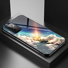 Handyhülle Silikon Hülle Rahmen Schutzhülle Spiegel Modisch Muster LS1 für Samsung Galaxy A72 4G Plusfarbig