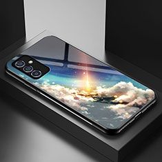 Handyhülle Silikon Hülle Rahmen Schutzhülle Spiegel Modisch Muster LS1 für Samsung Galaxy A82 5G Plusfarbig